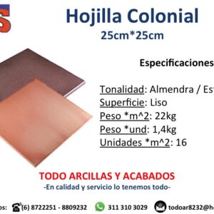 Hojilla Col 25_25